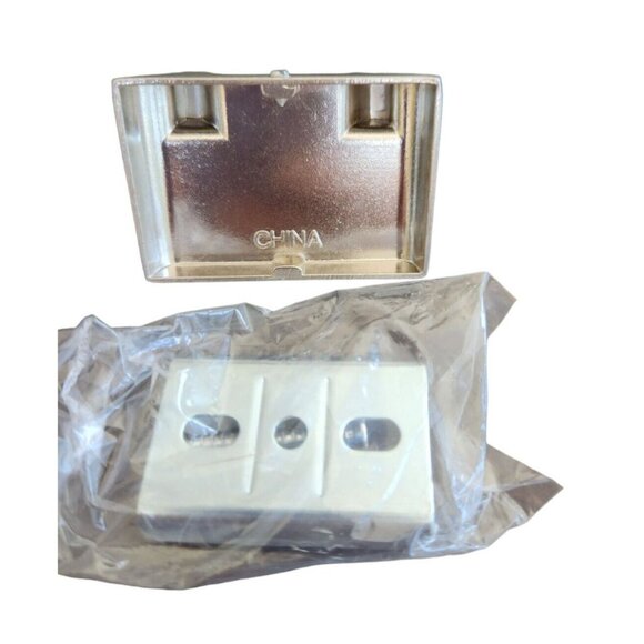 Double Robe Towel Hook Brushed Nickel Wall Mounted Hardware included - Picture 5 of 5